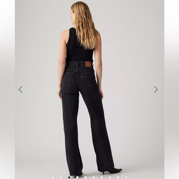 Levi's® Premium RIBCAGE WIDE LEG WOMEN'S JEANS Size 24 - Picture 2 of 12